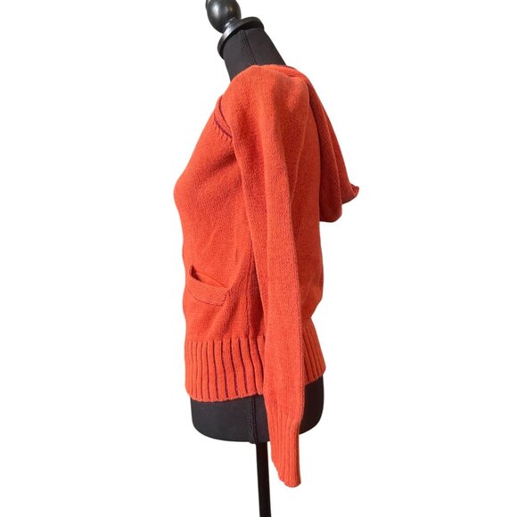 Ruffhewn ladies zipper front rust hoodie cardigan pockets Small fall - Picture 10 of 12